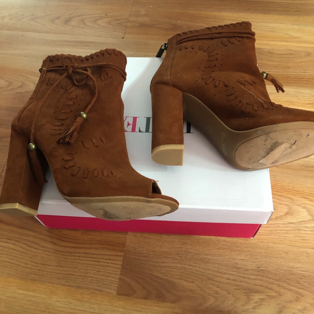 Suede Booties - Picture 3 of 4